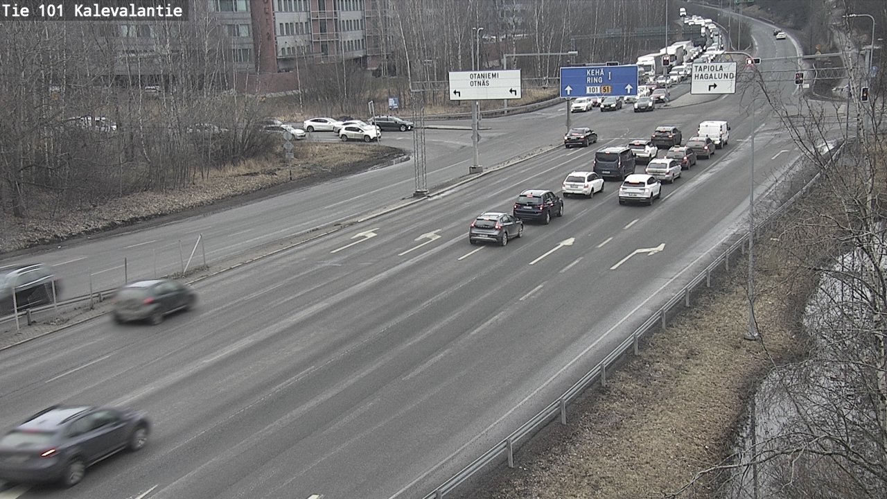 Kelikamerat Kuva Tie 101 Kalevalantie, Espoo, Uusimaa