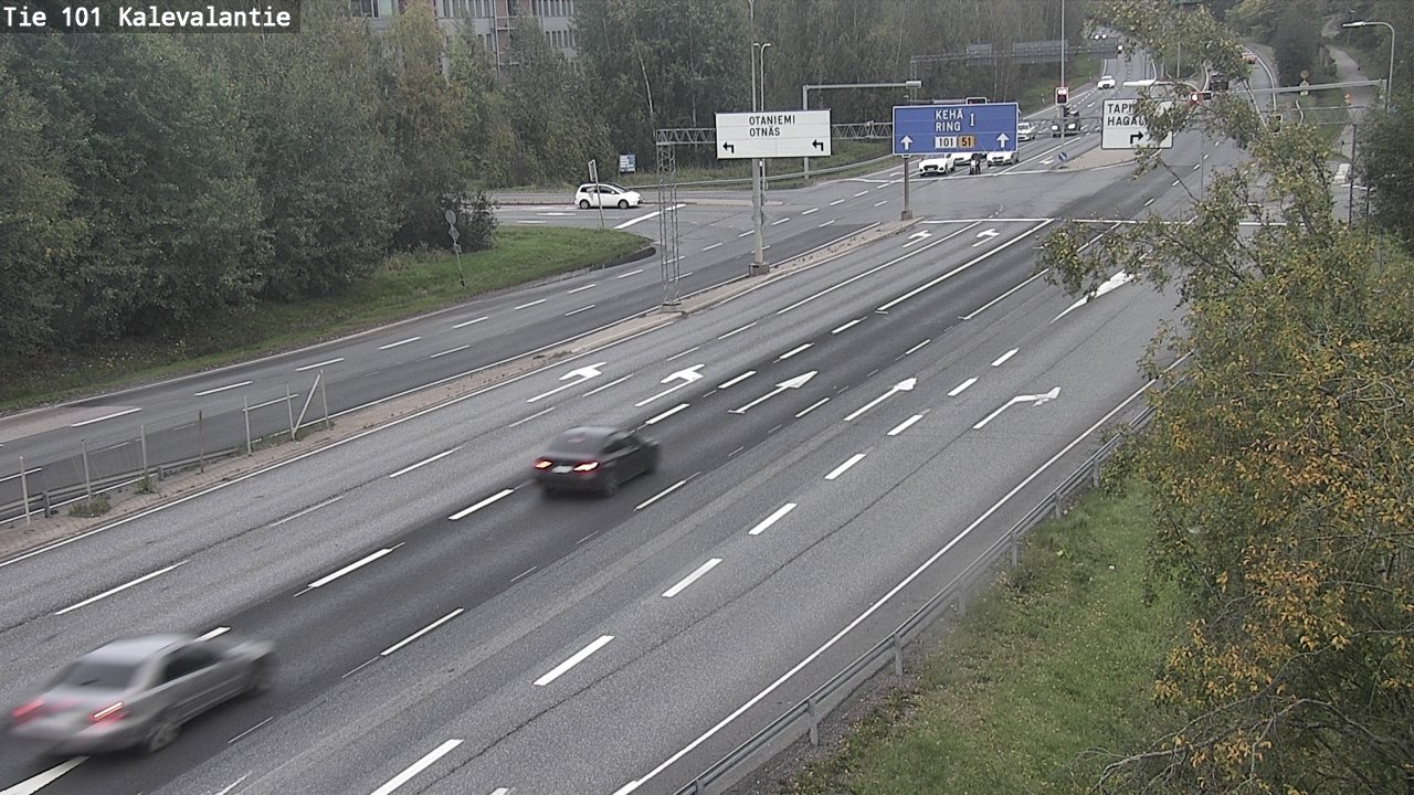 Kelikamerat Kuva Tie 101 Kalevalantie, Espoo, Uusimaa