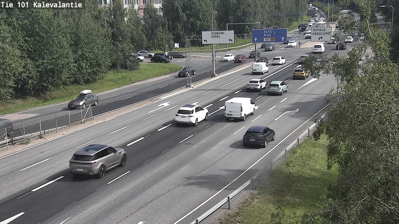 Kelikamerat Kuva Tie 101 Kalevalantie, Espoo, Uusimaa