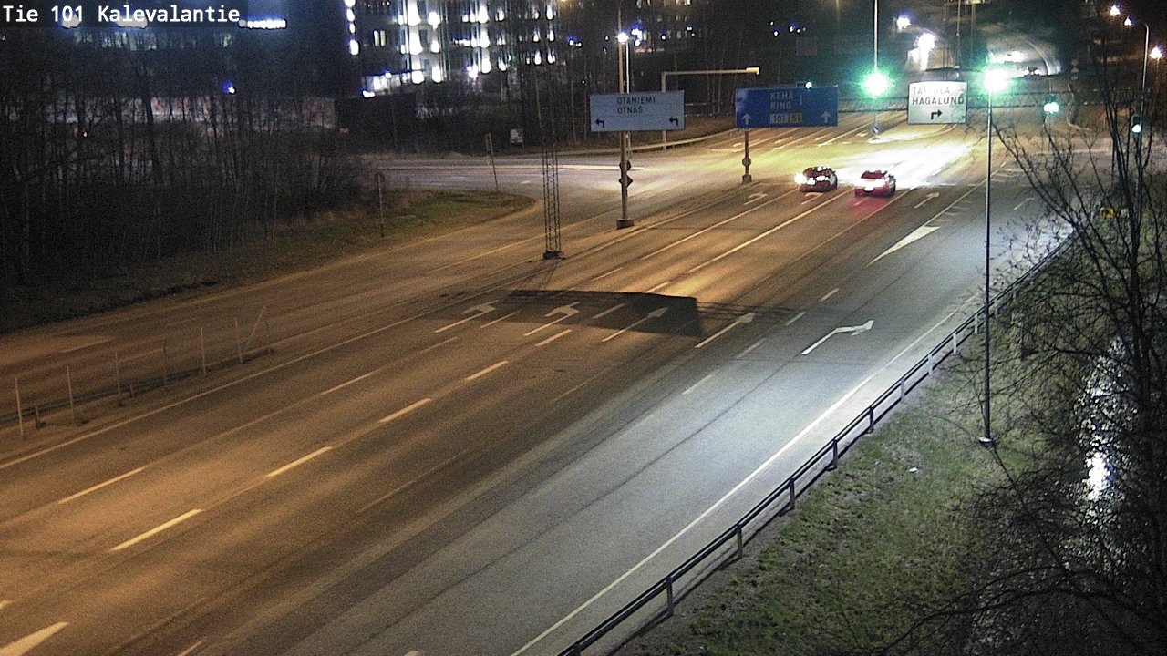 Kelikamerat Kuva Tie 101 Kalevalantie, Espoo, Uusimaa
