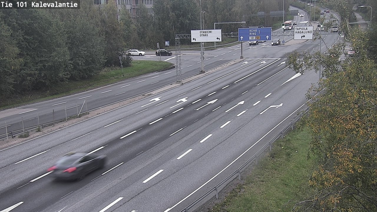 Kelikamerat Kuva Tie 101 Kalevalantie, Espoo, Uusimaa