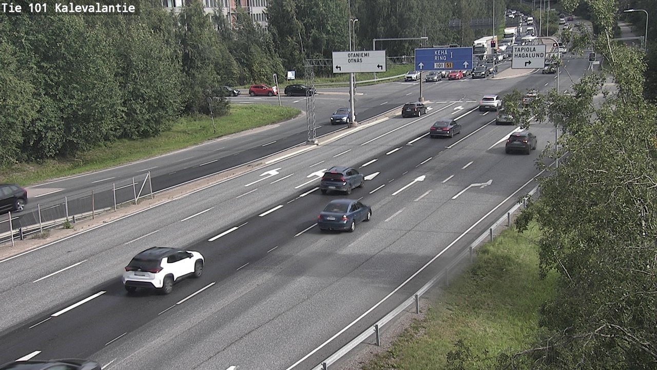 Kelikamerat Kuva Tie 101 Kalevalantie, Espoo, Uusimaa