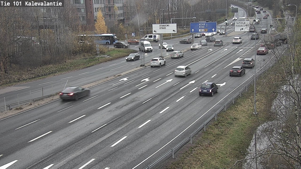 Kelikamerat Kuva Tie 101 Kalevalantie, Espoo, Uusimaa