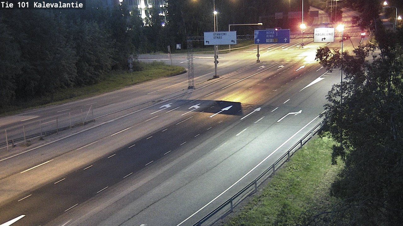 Kelikamerat Kuva Tie 101 Kalevalantie, Espoo, Uusimaa
