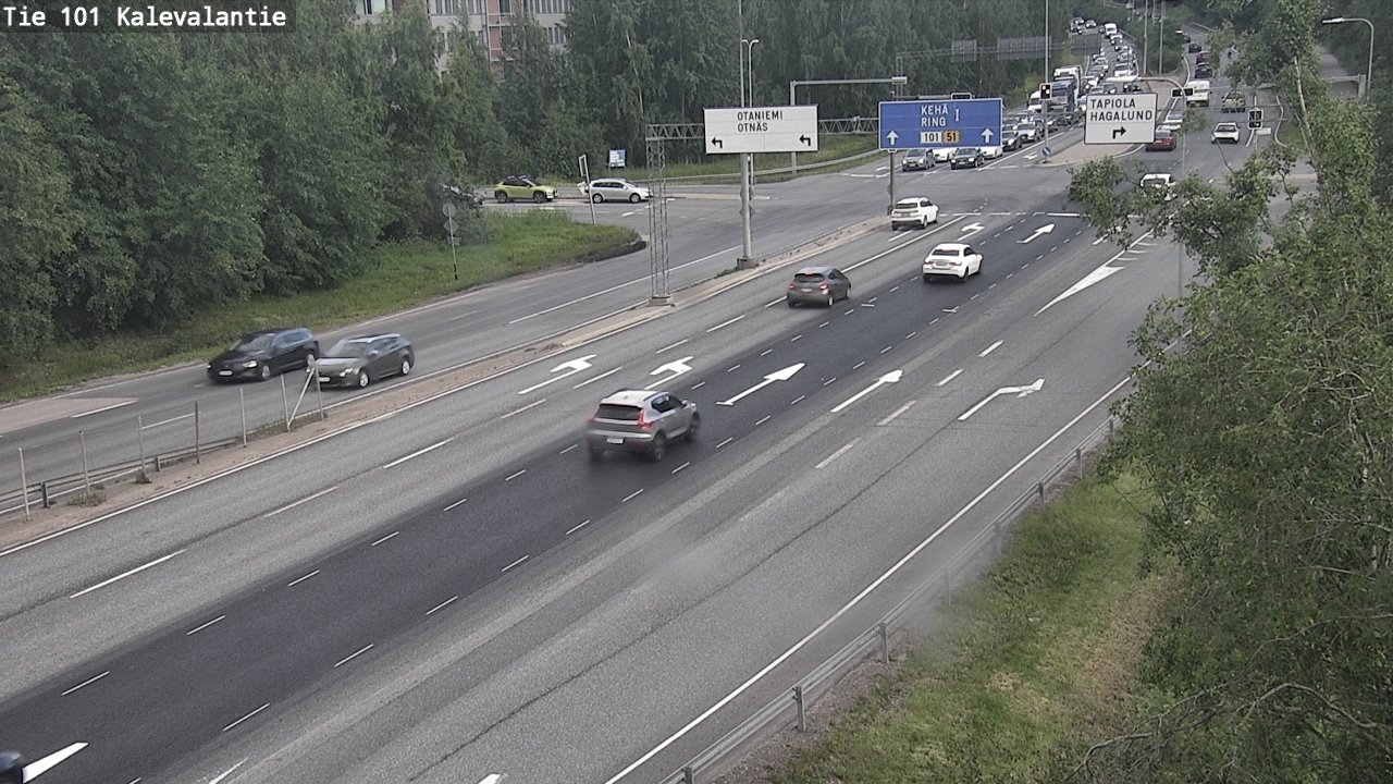 Kelikamerat Kuva Tie 101 Kalevalantie, Espoo, Uusimaa