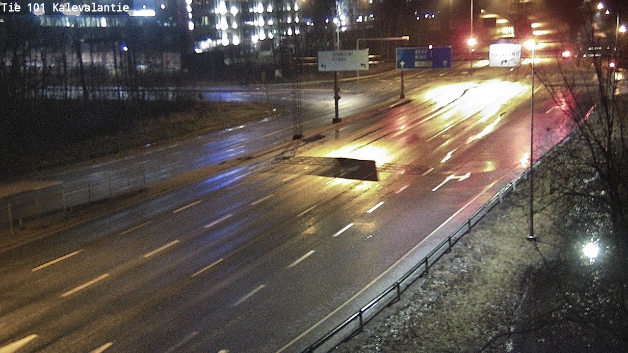 Weather Camera Image Väg 101 Kalevalantie, Espoo, Uusimaa