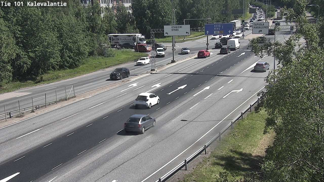 Kelikamerat Kuva Tie 101 Kalevalantie, Espoo, Uusimaa