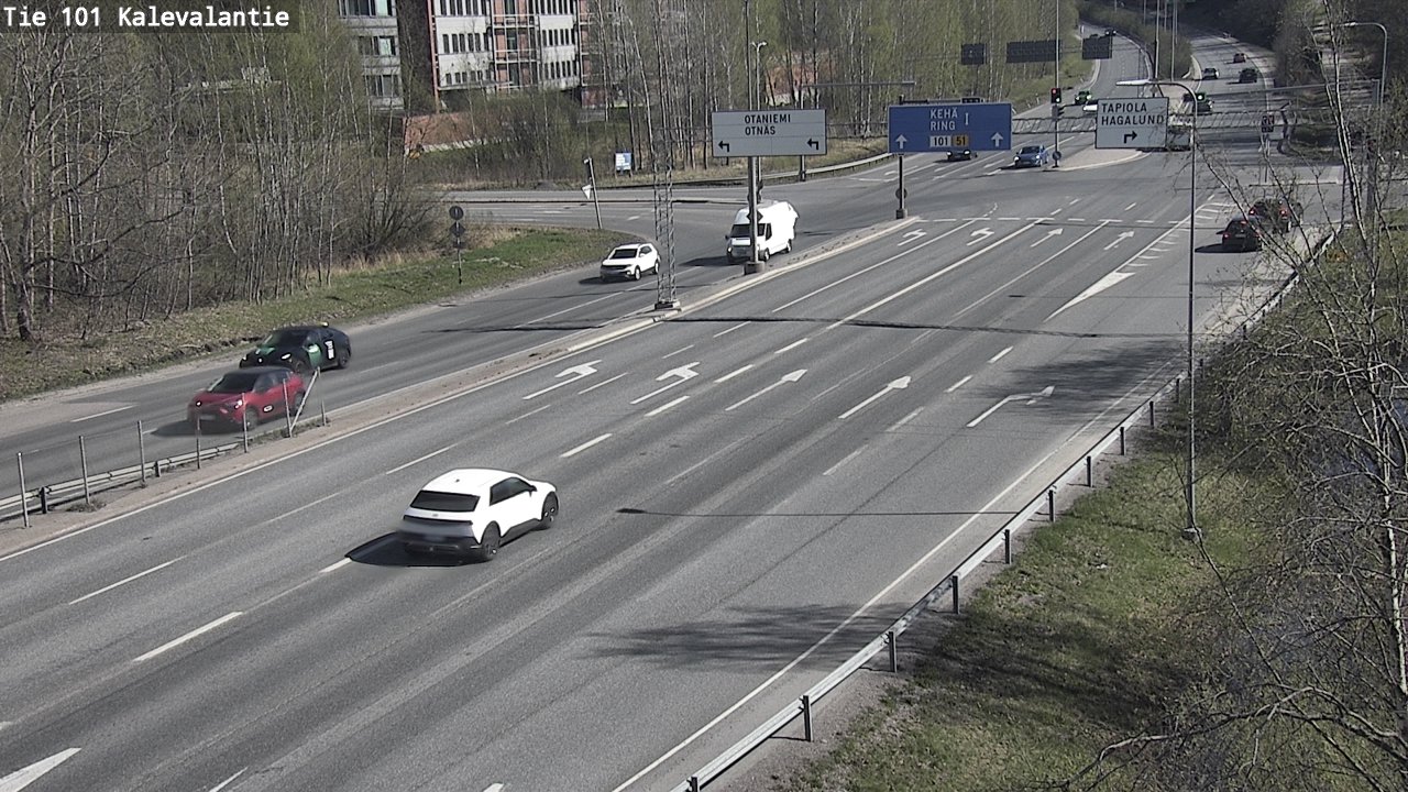 Kelikamerat Kuva Tie 101 Kalevalantie, Espoo, Uusimaa