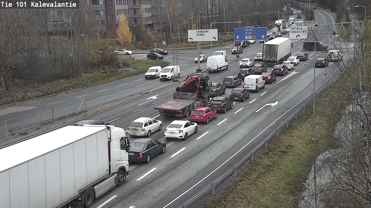 Kelikamerat Kuva Tie 101 Kalevalantie, Espoo, Uusimaa