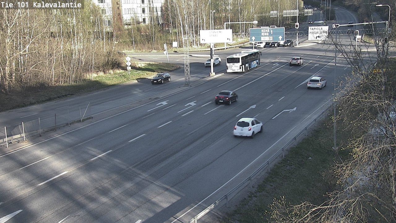 Kelikamerat Kuva Tie 101 Kalevalantie, Espoo, Uusimaa