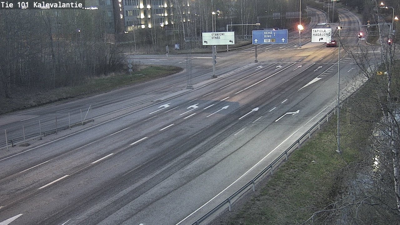 Kelikamerat Kuva Tie 101 Kalevalantie, Espoo, Uusimaa
