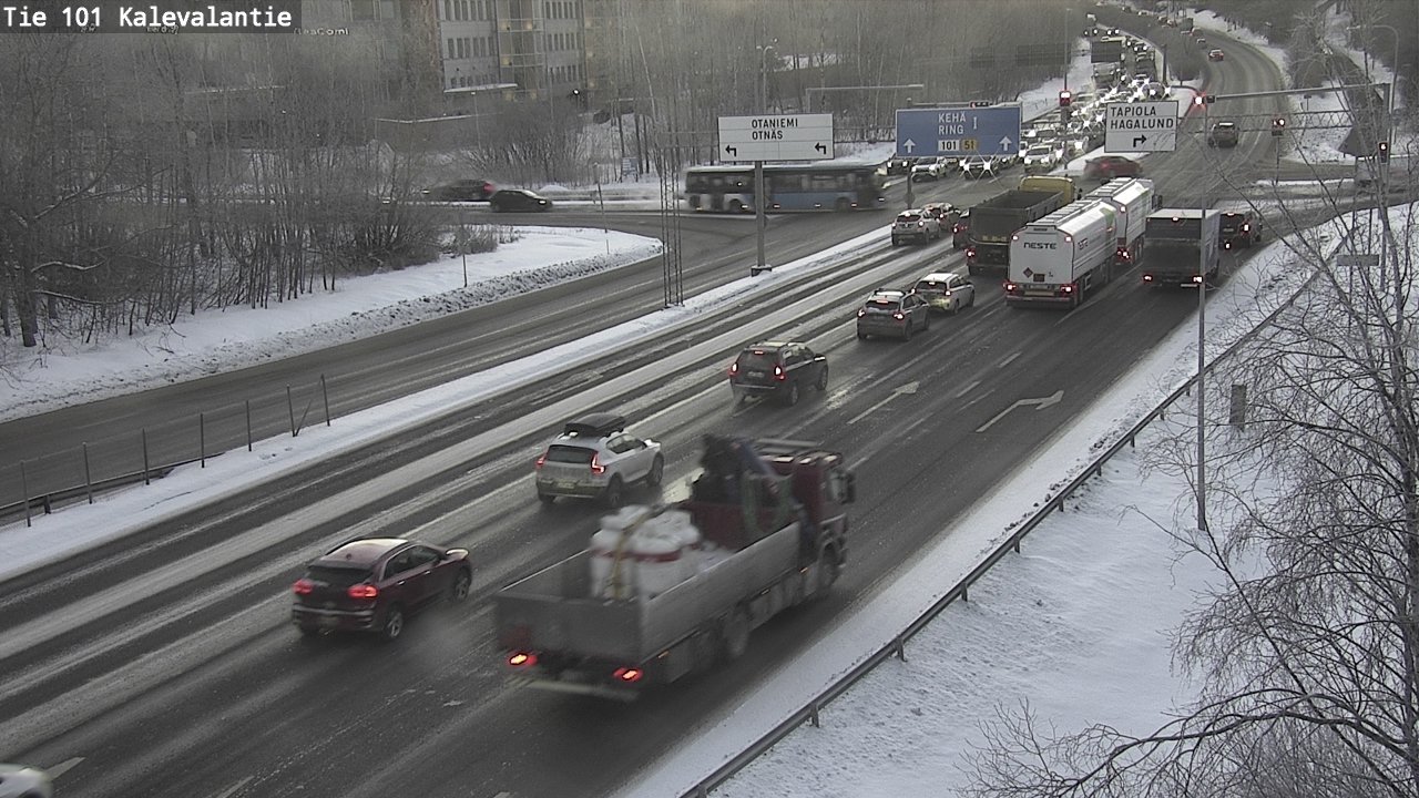 Kelikamerat Kuva Tie 101 Kalevalantie, Espoo, Uusimaa