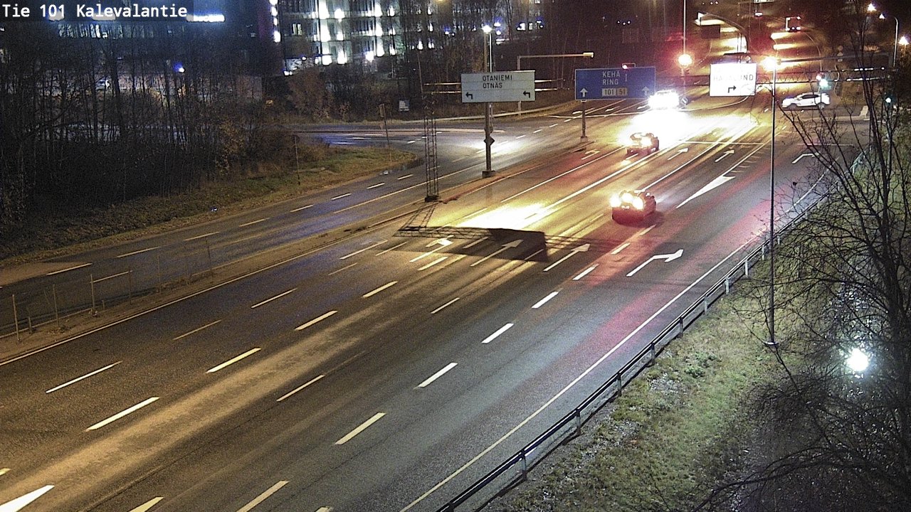 Kelikamerat Kuva Tie 101 Kalevalantie, Espoo, Uusimaa