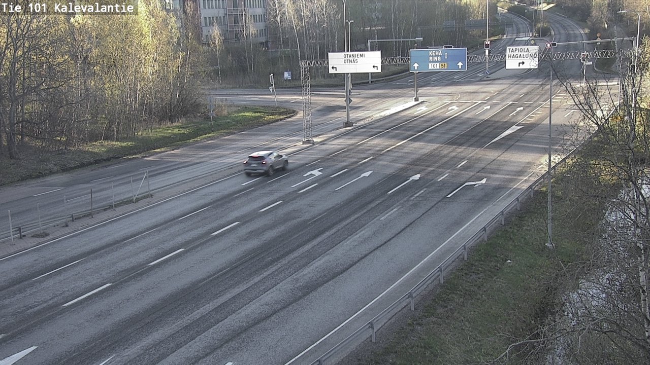 Kelikamerat Kuva Tie 101 Kalevalantie, Espoo, Uusimaa