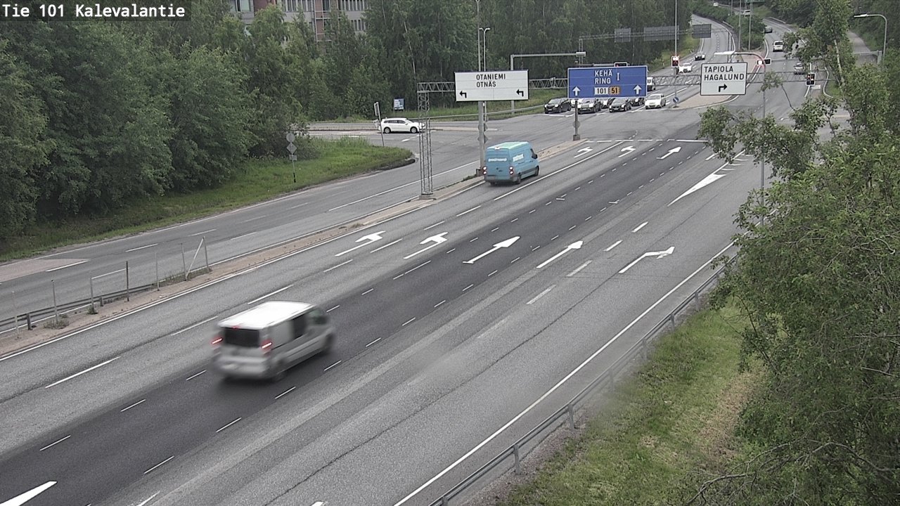 Kelikamerat Kuva Tie 101 Kalevalantie, Espoo, Uusimaa