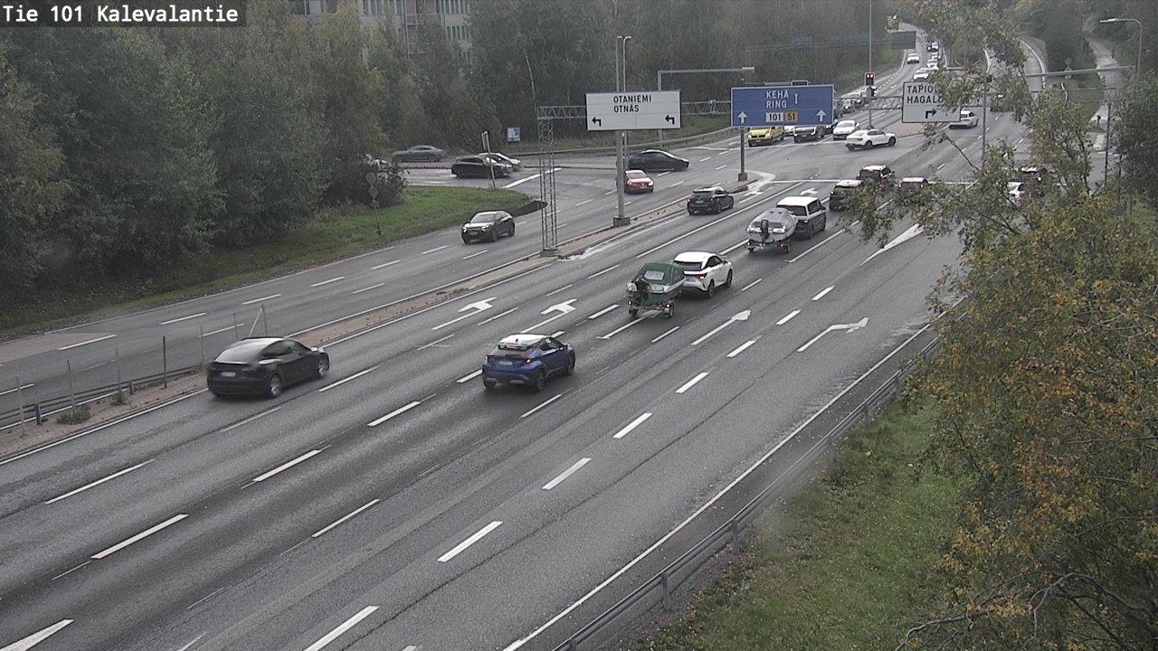 Kelikamerat Kuva Tie 101 Kalevalantie, Espoo, Uusimaa