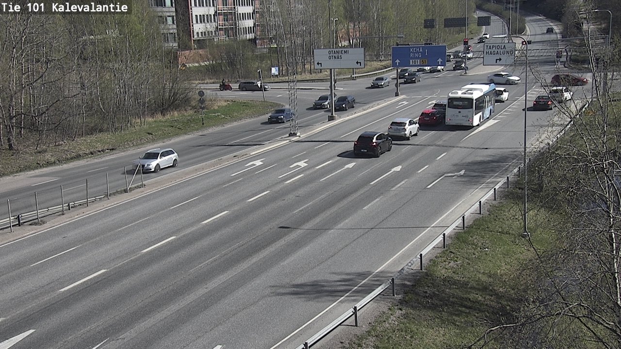 Kelikamerat Kuva Tie 101 Kalevalantie, Espoo, Uusimaa