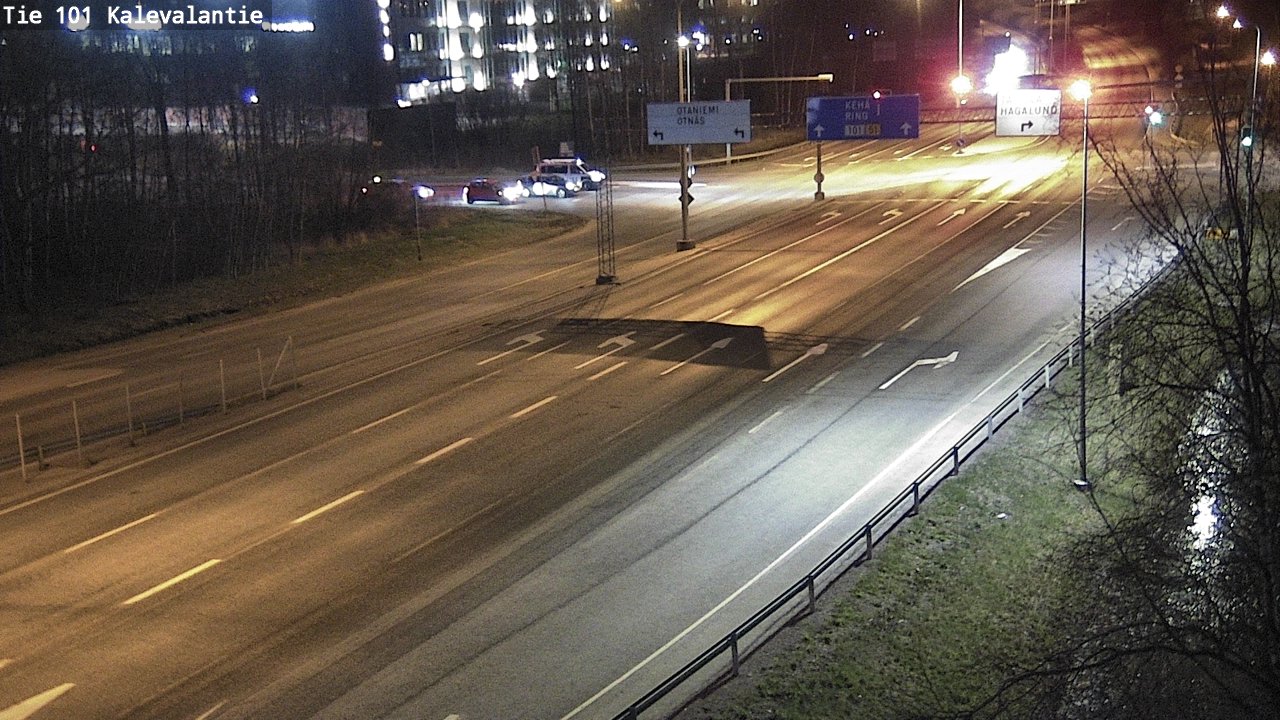 Kelikamerat Kuva Tie 101 Kalevalantie, Espoo, Uusimaa