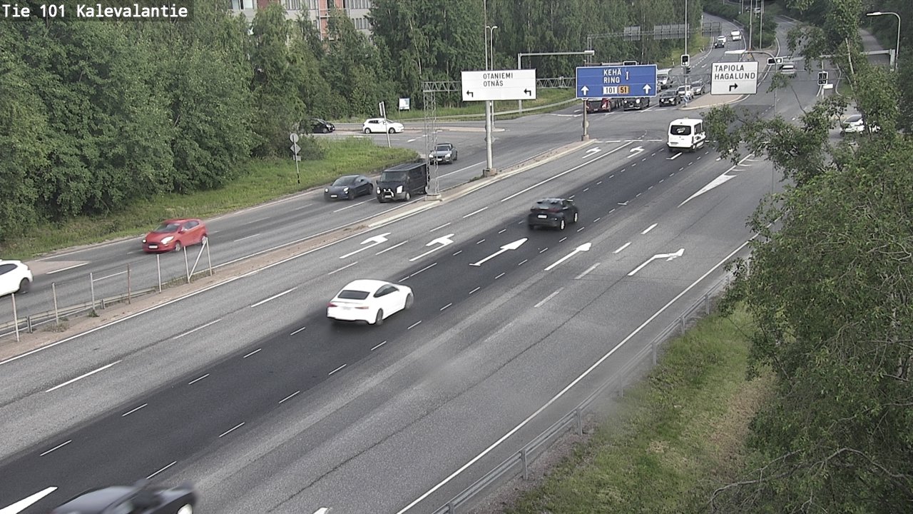Kelikamerat Kuva Tie 101 Kalevalantie, Espoo, Uusimaa