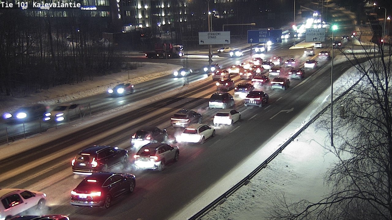 Kelikamerat Kuva Tie 101 Kalevalantie, Espoo, Uusimaa