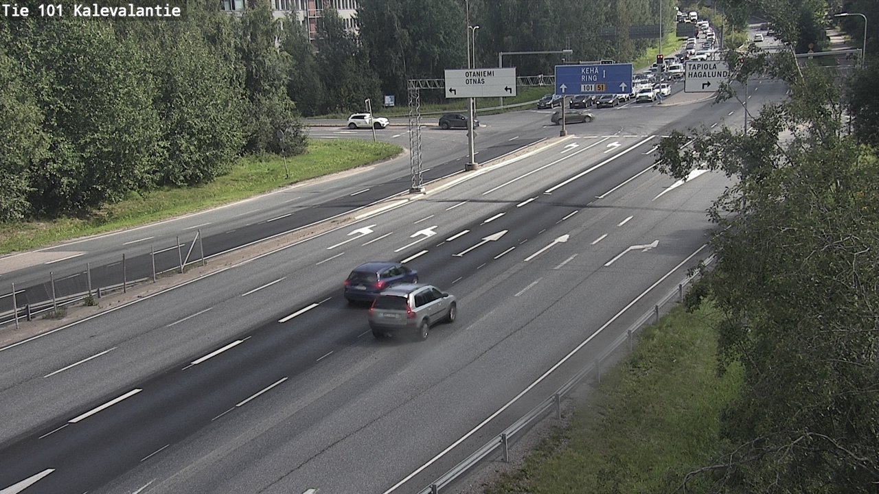 Kelikamerat Kuva Tie 101 Kalevalantie, Espoo, Uusimaa