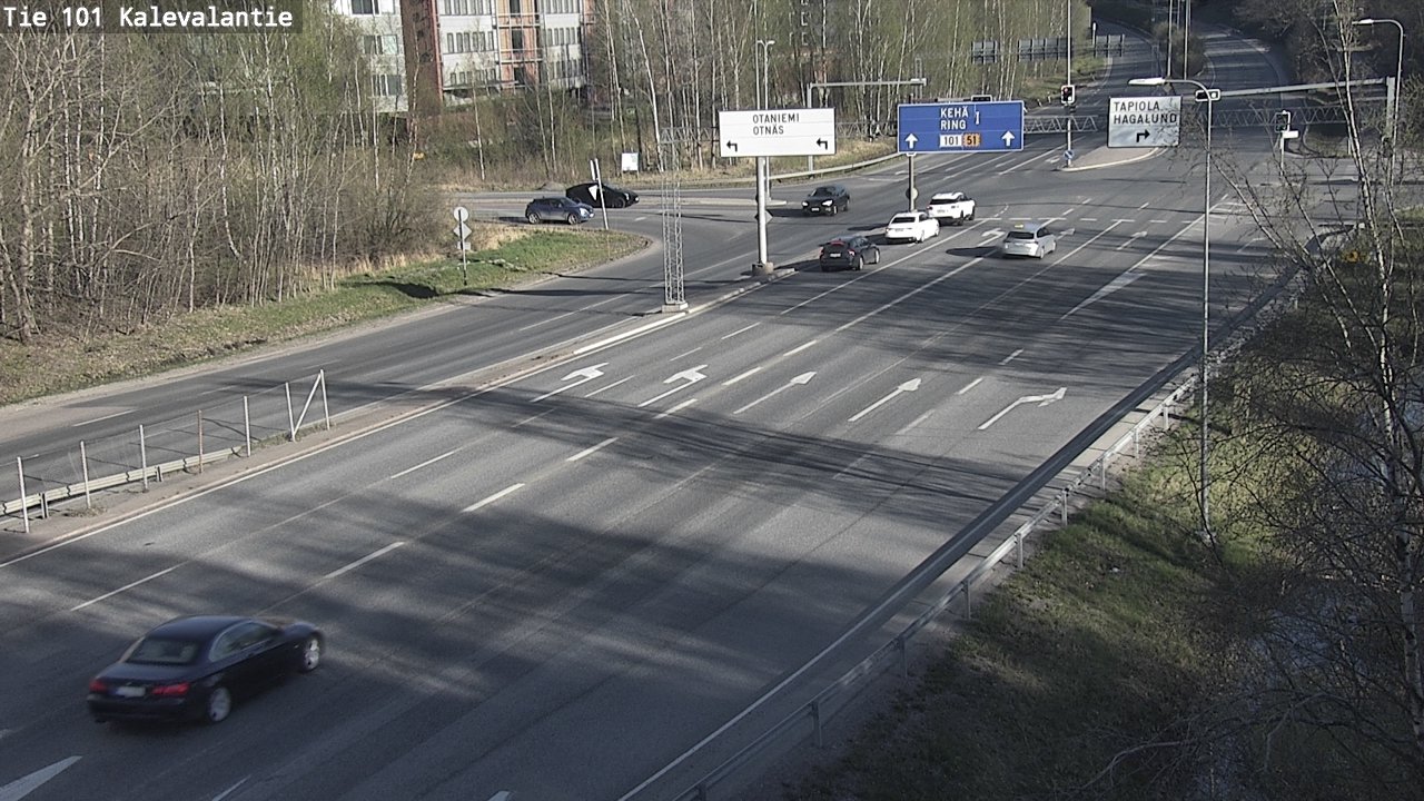 Kelikamerat Kuva Tie 101 Kalevalantie, Espoo, Uusimaa