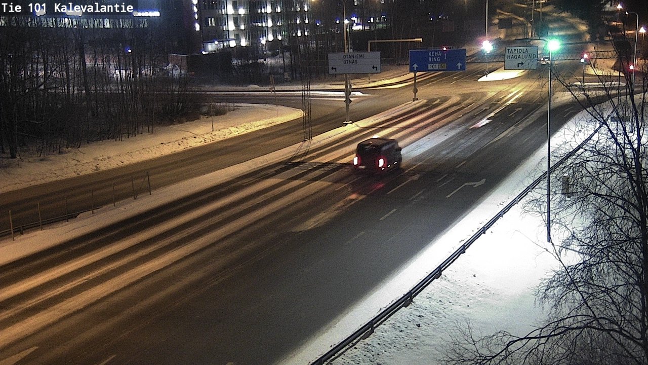 Kelikamerat Kuva Tie 101 Kalevalantie, Espoo, Uusimaa