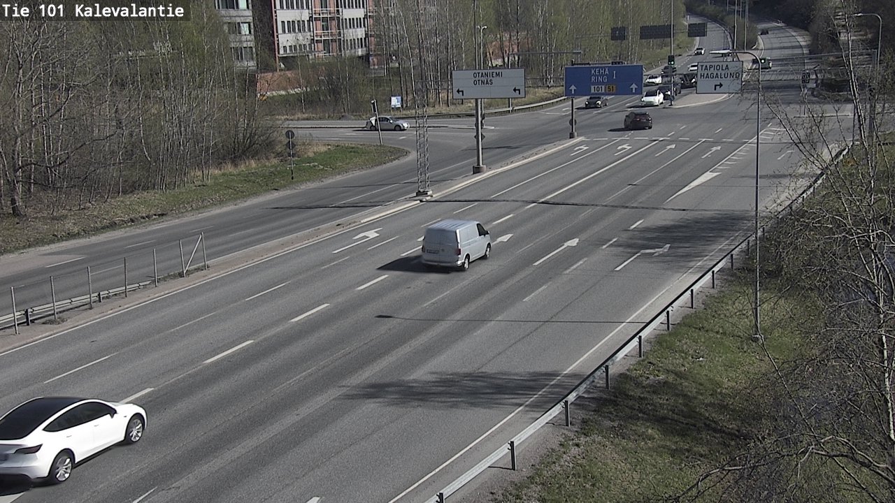 Kelikamerat Kuva Tie 101 Kalevalantie, Espoo, Uusimaa