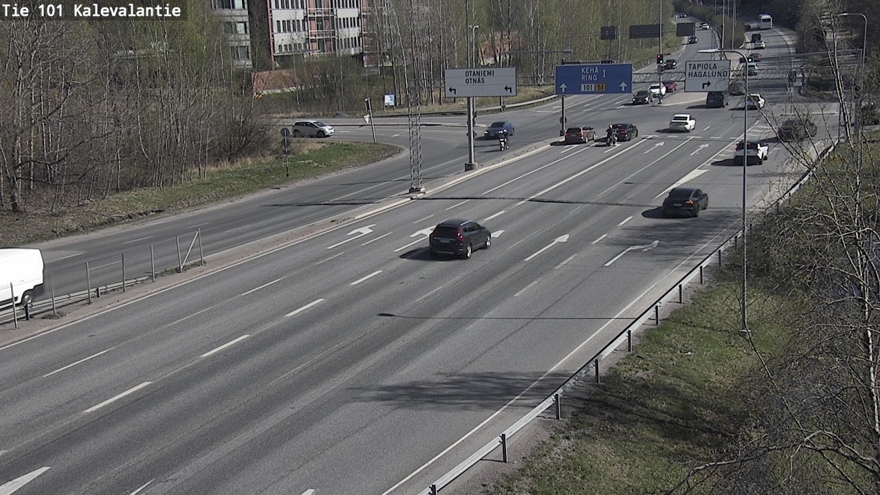 Kelikamerat Kuva Tie 101 Kalevalantie, Espoo, Uusimaa