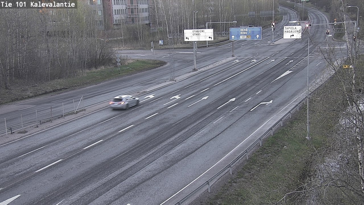 Kelikamerat Kuva Tie 101 Kalevalantie, Espoo, Uusimaa