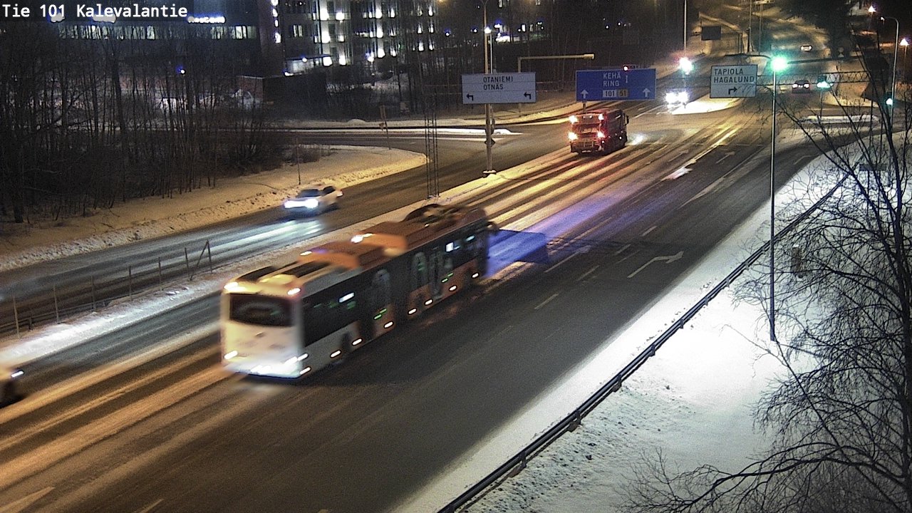 Kelikamerat Kuva Tie 101 Kalevalantie, Espoo, Uusimaa