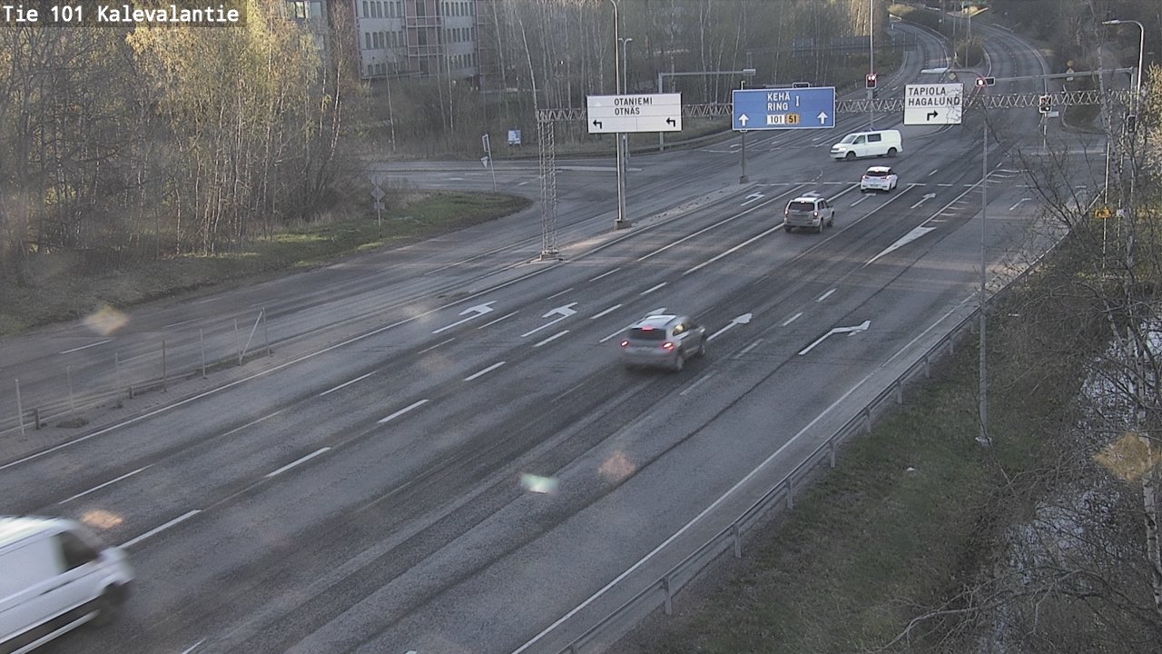 Kelikamerat Kuva Tie 101 Kalevalantie, Espoo, Uusimaa