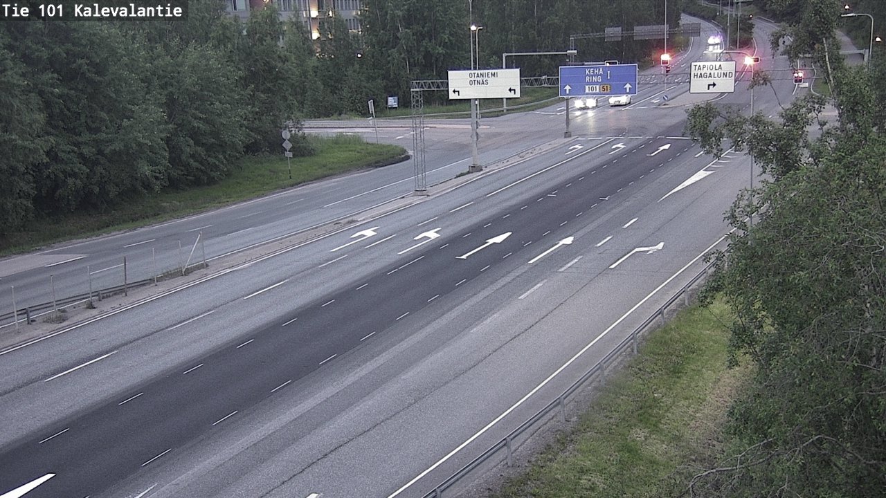 Kelikamerat Kuva Tie 101 Kalevalantie, Espoo, Uusimaa