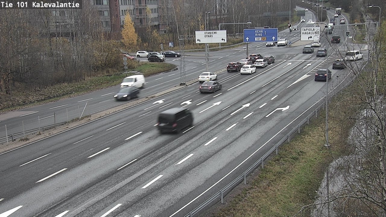 Kelikamerat Kuva Tie 101 Kalevalantie, Espoo, Uusimaa