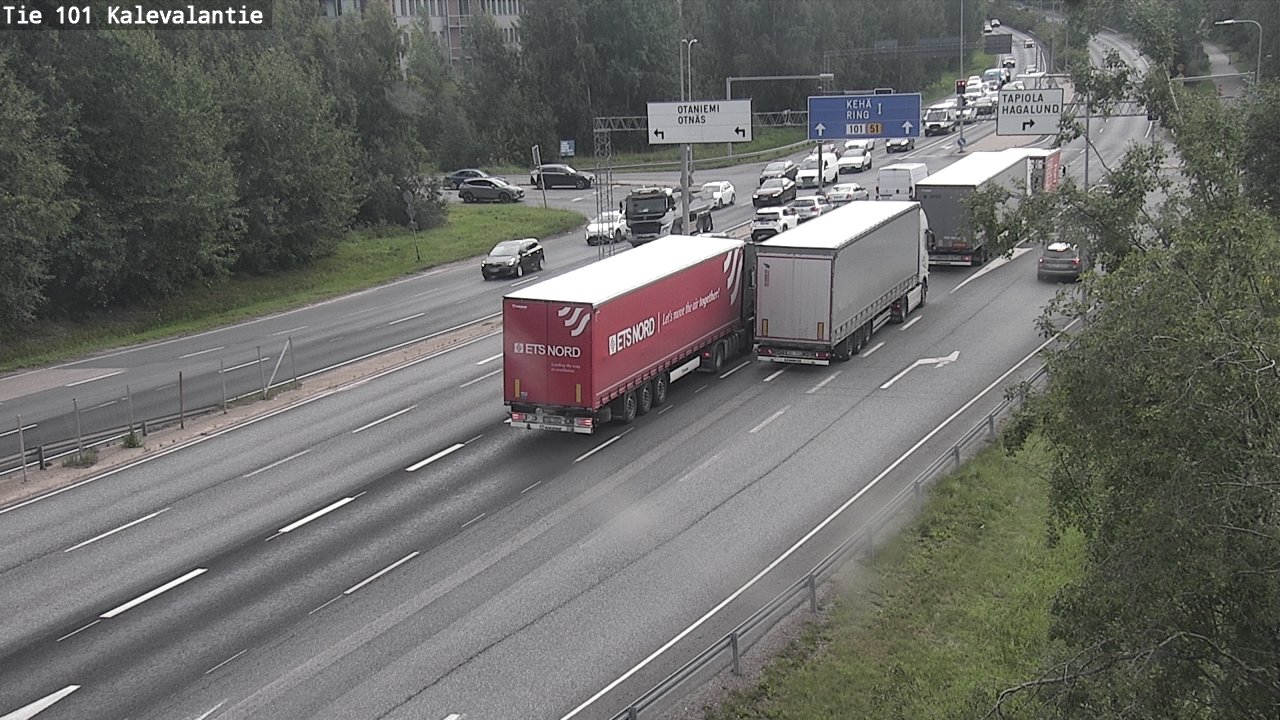 Kelikamerat Kuva Tie 101 Kalevalantie, Espoo, Uusimaa