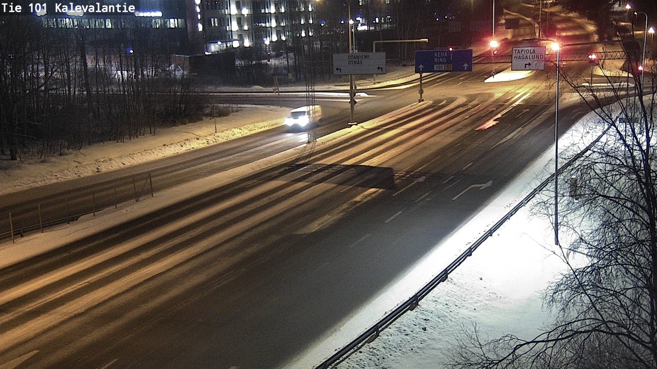 Kelikamerat Kuva Tie 101 Kalevalantie, Espoo, Uusimaa