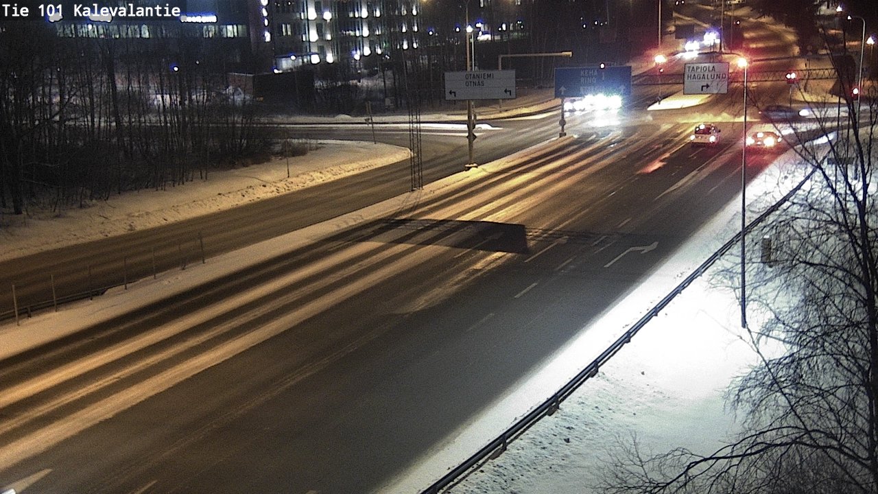 Kelikamerat Kuva Tie 101 Kalevalantie, Espoo, Uusimaa