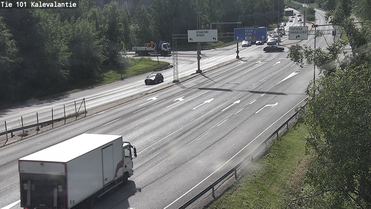 Kelikamerat Kuva Tie 101 Kalevalantie, Espoo, Uusimaa
