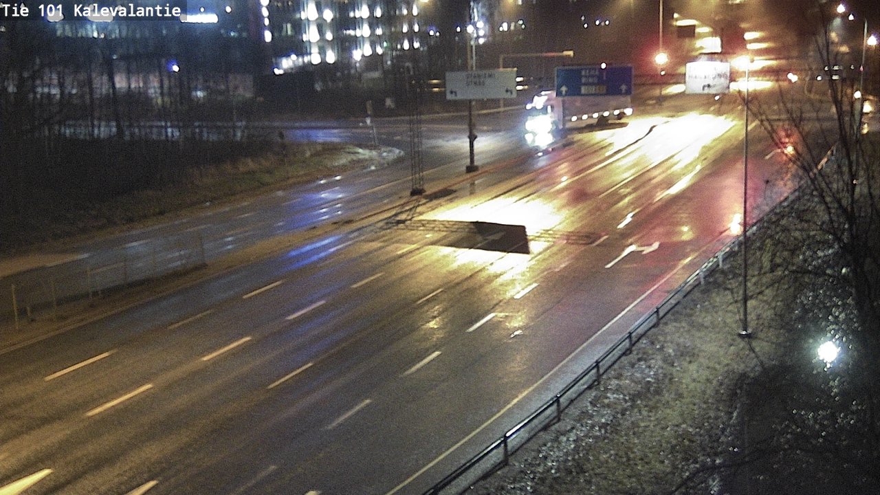 Weather Camera Image Väg 101 Kalevalantie, Espoo, Uusimaa