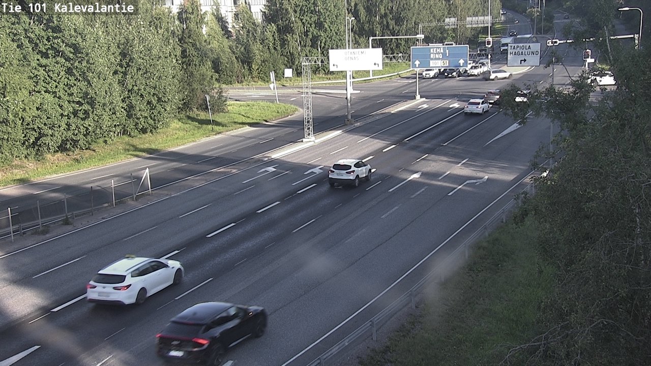 Kelikamerat Kuva Tie 101 Kalevalantie, Espoo, Uusimaa