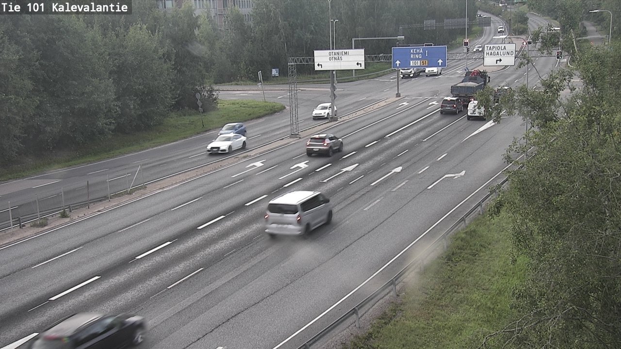 Kelikamerat Kuva Tie 101 Kalevalantie, Espoo, Uusimaa