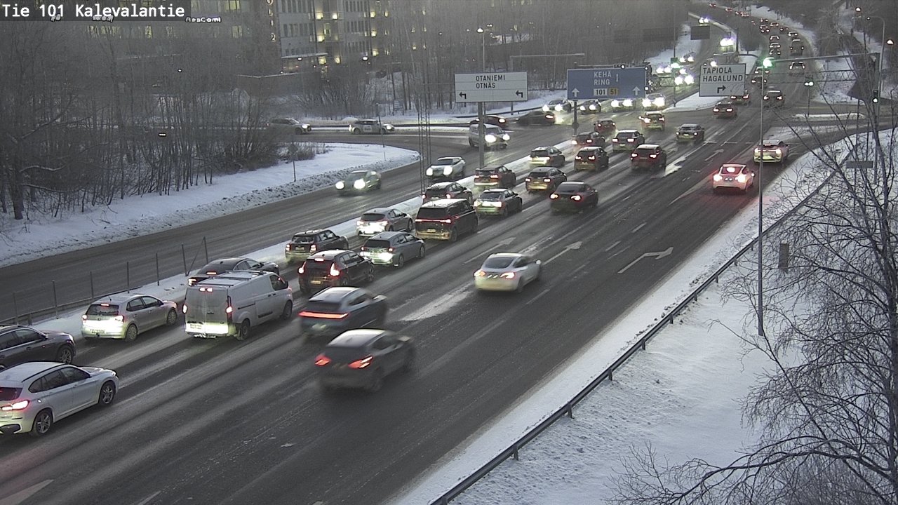 Kelikamerat Kuva Tie 101 Kalevalantie, Espoo, Uusimaa