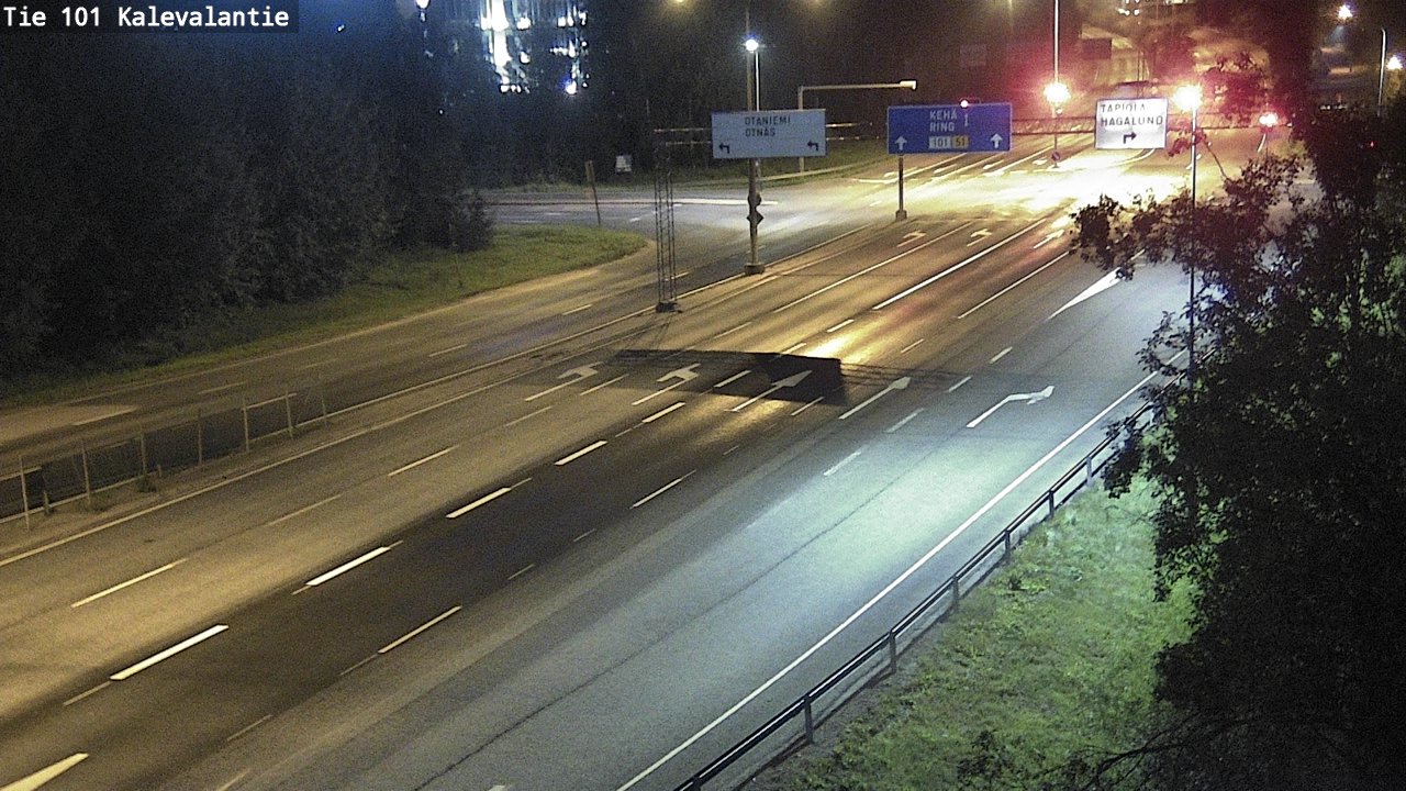 Kelikamerat Kuva Tie 101 Kalevalantie, Espoo, Uusimaa