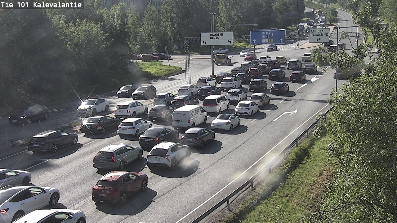 Kelikamerat Kuva Tie 101 Kalevalantie, Espoo, Uusimaa