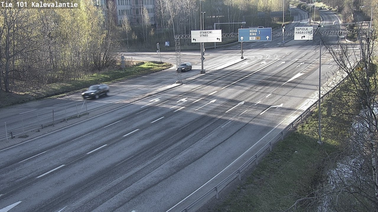 Kelikamerat Kuva Tie 101 Kalevalantie, Espoo, Uusimaa