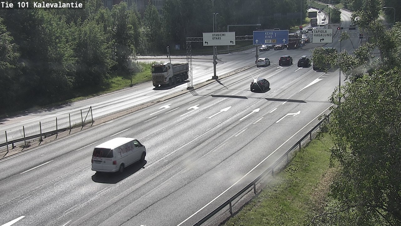 Kelikamerat Kuva Tie 101 Kalevalantie, Espoo, Uusimaa