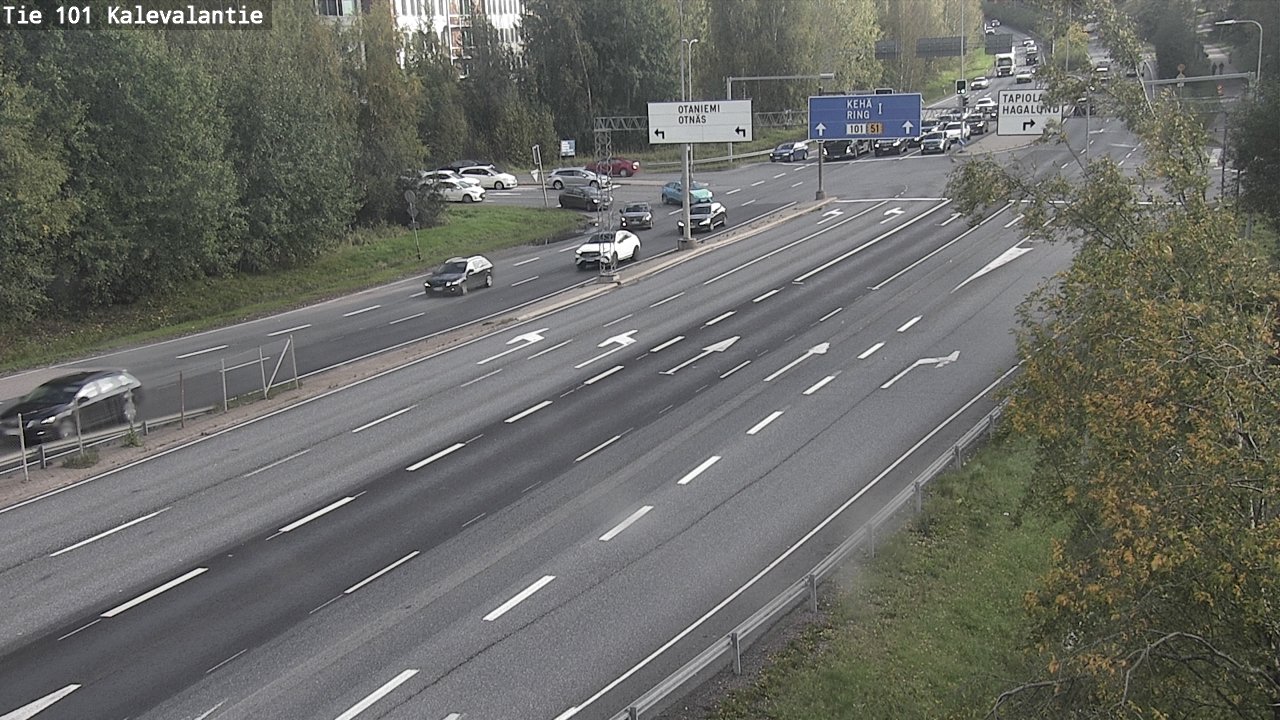 Kelikamerat Kuva Tie 101 Kalevalantie, Espoo, Uusimaa