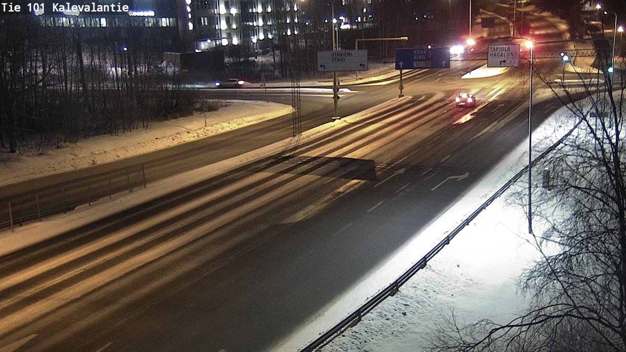 Kelikamerat Kuva Tie 101 Kalevalantie, Espoo, Uusimaa