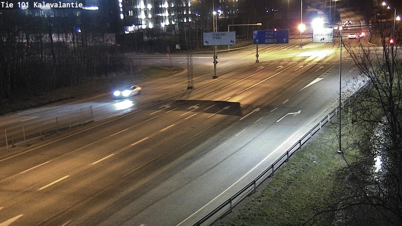 Kelikamerat Kuva Tie 101 Kalevalantie, Espoo, Uusimaa