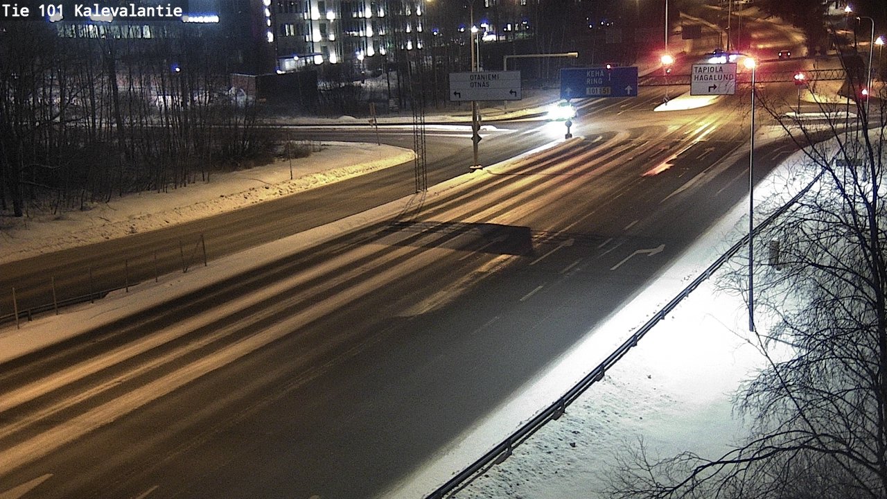 Kelikamerat Kuva Tie 101 Kalevalantie, Espoo, Uusimaa